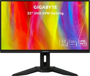 最佳中高端 4k 显示器 GIGABYTE M32U 144Hz 4K 